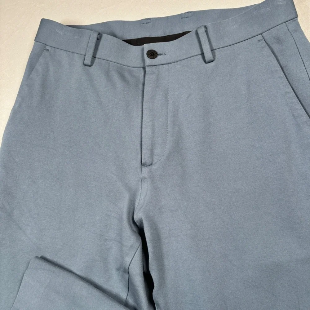 XSuit Performance Trousers Mens 30R Blue Stretch Tech Dress Pants‎ Slim Fit